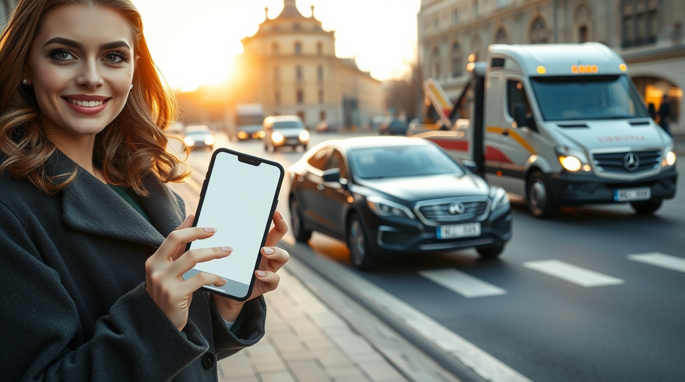 Классический эвакуатор с платформой